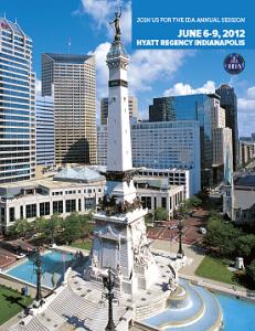 Indiana Dental Association Annual Session registration brochure